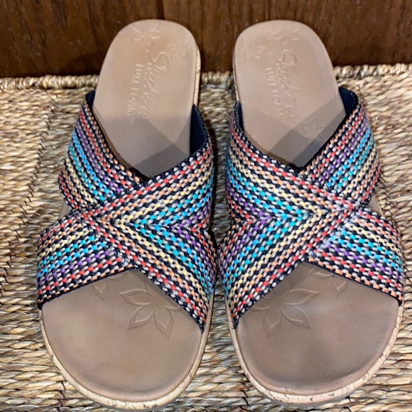 Sketchers Cali Beverlee - Delighted Multi-Colored Sandal - Picture 1 of 12